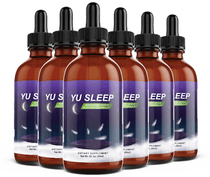 Yu Sleep liquid sleep aid bottle with dropper